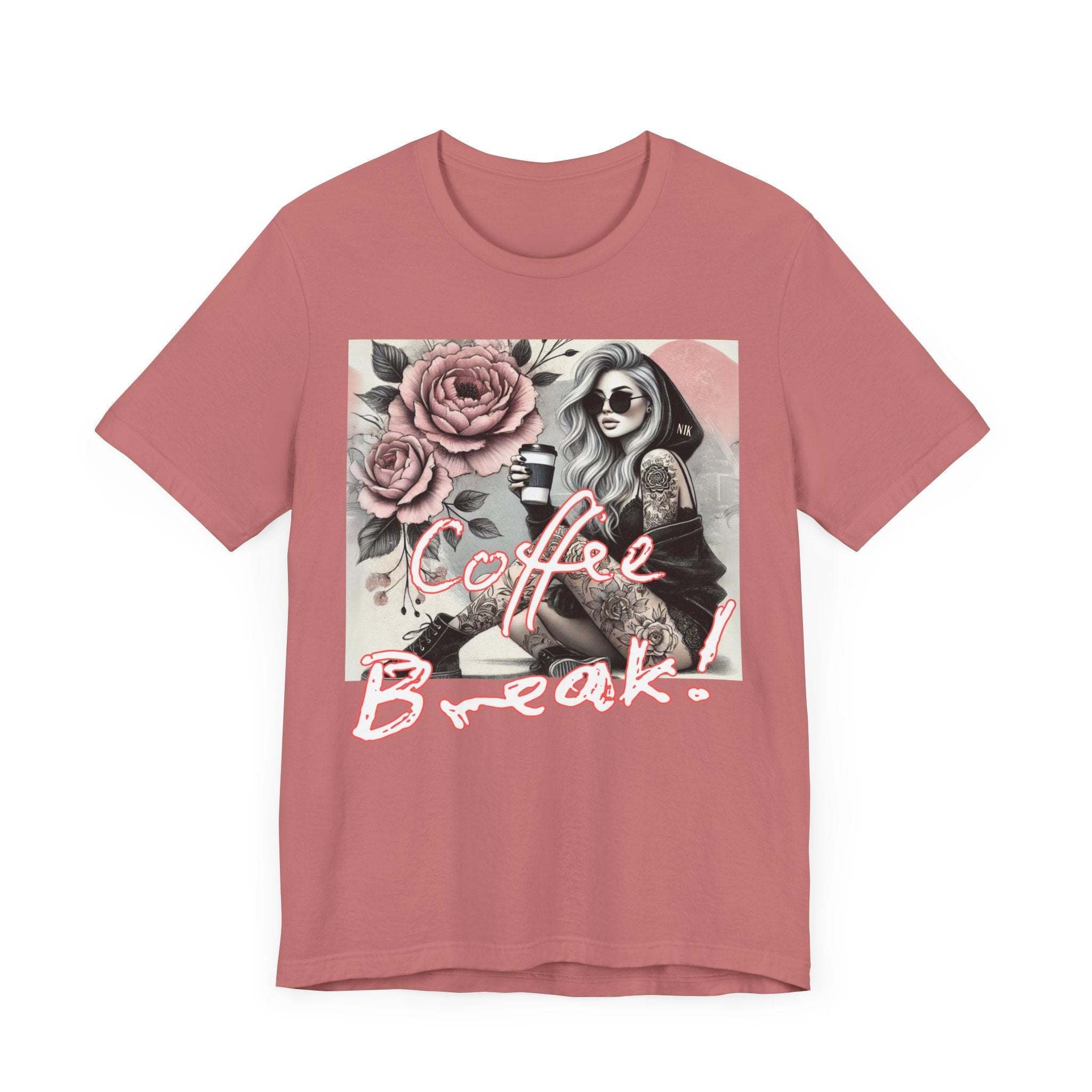Coffee Break Unisex Jersey Short Sleeve Tee